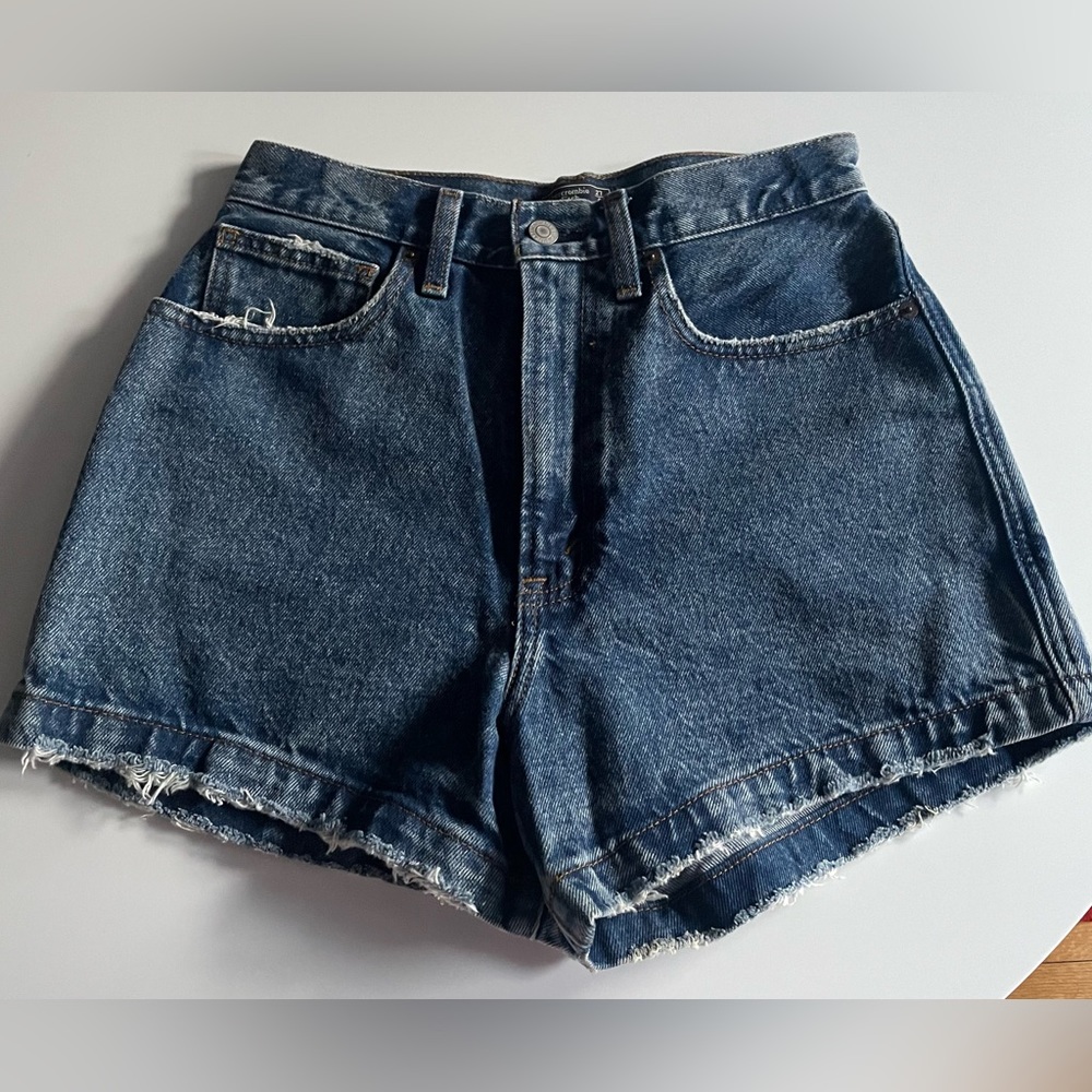 Abercrombie and Fitch Ultra High Rise Denim Shorts 27